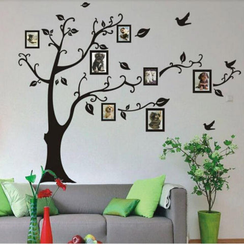 2016 New wall stickers for kids room decorations Frame Tree Wall Stickers Vinyl Home Stickers XT