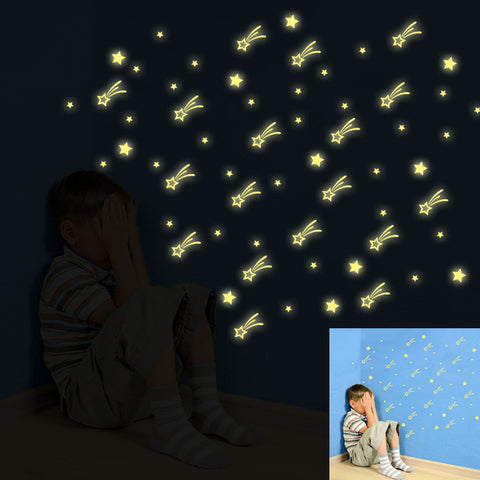 Kids Bedroom Glow In The Dark Stars Wall Sticker wall stickers for kids rooms