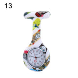 Silicone Fashion Silicone Nurses Watch Brooch Tunic Fob Pocket Stainless Dial Watches  LXH