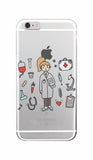 Nurse Medical Medicine Health Heart Soft TPU Phone Case Cover Coque Fundas For iPhone 7 7Plus 6 6S 6Plus 5 5S SE 8 8Plus X