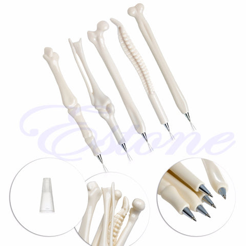 Better 5Pcs Novelty Bone Ballpoint Ball Pen Radiographer Nurse Student Stationery Gift