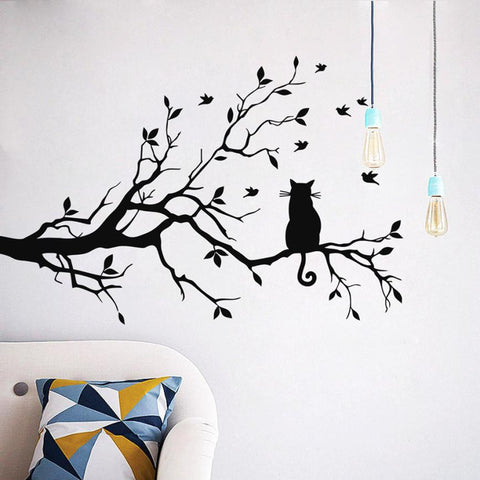 quote wall sticker removeable home decorations quote wall decals diy wall stickers Tree living room decorations Art Stickers