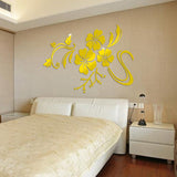 3d Mirror Mural Decal wall stickers room decorations wall art mirror wall stickers adesivo de parede