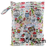 1Pc Baby Cloth Diaper Wet Dry Bag Pouch For Nursing Pads Menstrual Pads Stroller Mini Tote Waterproof Reusable Cloth Diaper Bag