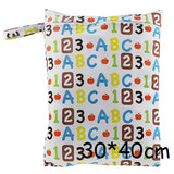 1Pc Baby Cloth Diaper Wet Dry Bag Pouch For Nursing Pads Menstrual Pads Stroller Mini Tote Waterproof Reusable Cloth Diaper Bag