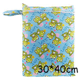 1Pc Baby Cloth Diaper Wet Dry Bag Pouch For Nursing Pads Menstrual Pads Stroller Mini Tote Waterproof Reusable Cloth Diaper Bag