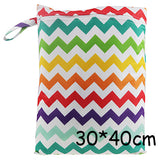 1Pc Baby Cloth Diaper Wet Dry Bag Pouch For Nursing Pads Menstrual Pads Stroller Mini Tote Waterproof Reusable Cloth Diaper Bag