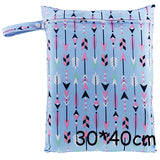 1Pc Baby Cloth Diaper Wet Dry Bag Pouch For Nursing Pads Menstrual Pads Stroller Mini Tote Waterproof Reusable Cloth Diaper Bag