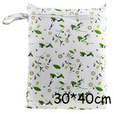 1Pc Baby Cloth Diaper Wet Dry Bag Pouch For Nursing Pads Menstrual Pads Stroller Mini Tote Waterproof Reusable Cloth Diaper Bag