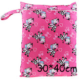 1Pc Baby Cloth Diaper Wet Dry Bag Pouch For Nursing Pads Menstrual Pads Stroller Mini Tote Waterproof Reusable Cloth Diaper Bag