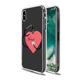 DIFFRBEAUTY Doctor Nurse Heart Beat Phone Case Coque for iPhone 6 7 5S 6plus for Samsung A J5 Soft Silicone Clear TPU Back Cover