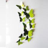 Wall Stickers Decal Butterflies 3D Mirror Wall Art Home Decors