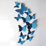 Wall Stickers Decal Butterflies 3D Mirror Wall Art Home Decors